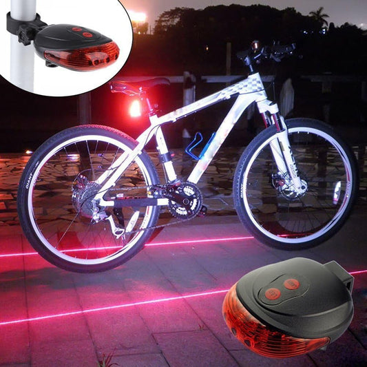 LUZ TRASERA LASER PARA BICICLETAS