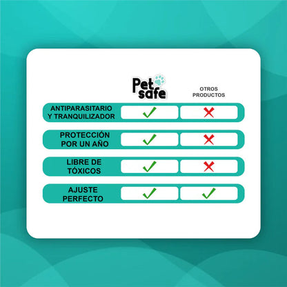 PetSafe - Collar antipulgas 12 Meses de Protección Natural X2