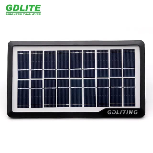 Kit Panel Solar + 3 Bombillos de 6W